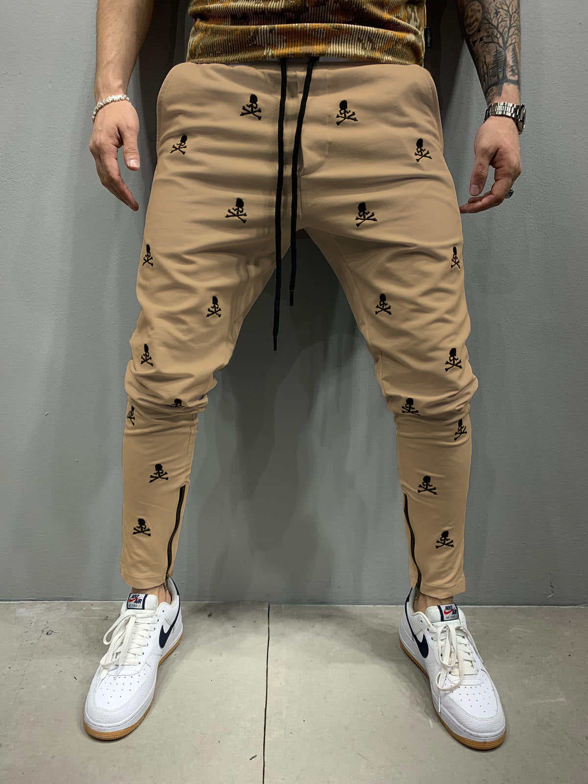 Men's Fitness Sweatpants Hit Color Hip Hop