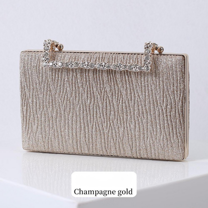 Pleated evening bag