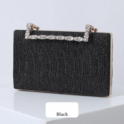 Pleated evening bag