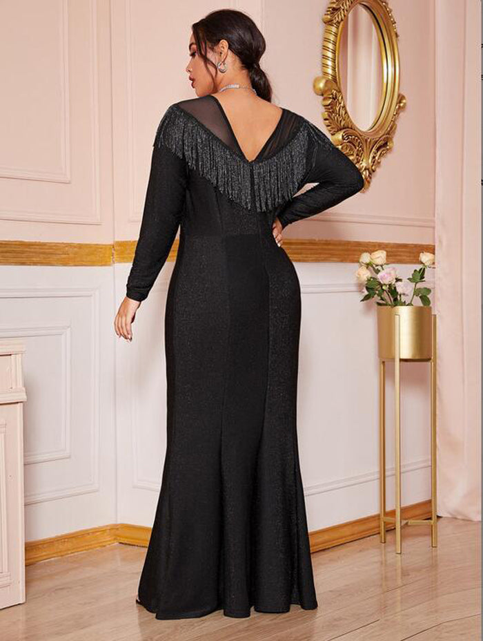 Fat Women Plus Size Evening Party Prom Long Dress Dresses - Glamour Gale