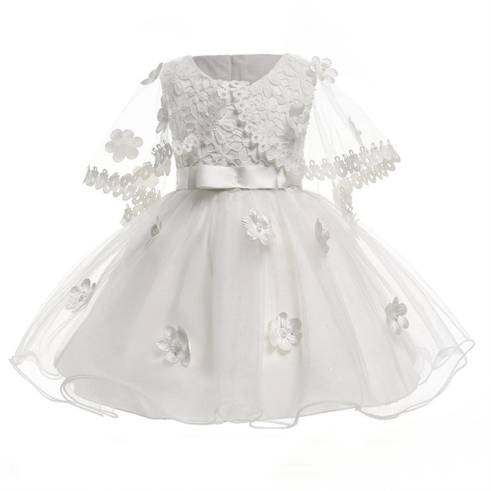 Girls Elegant Wedding Princess Dress Kids Party Formal Dress - Glamour Gale