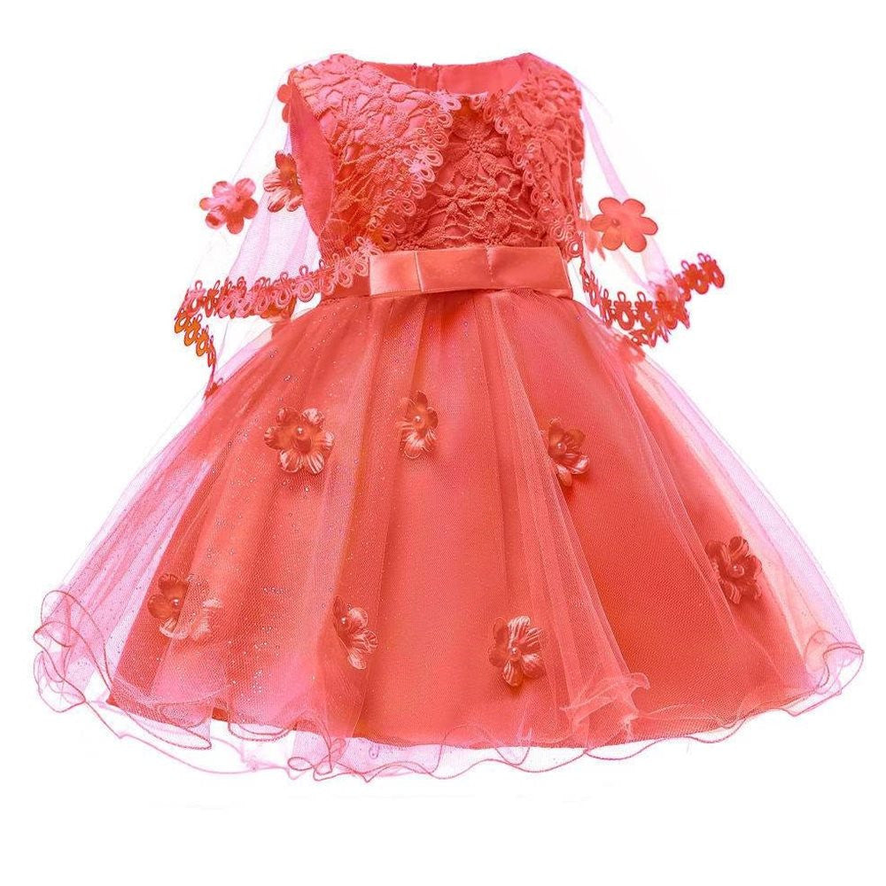 Girls Elegant Wedding Princess Dress Kids Party Formal Dress - Glamour Gale