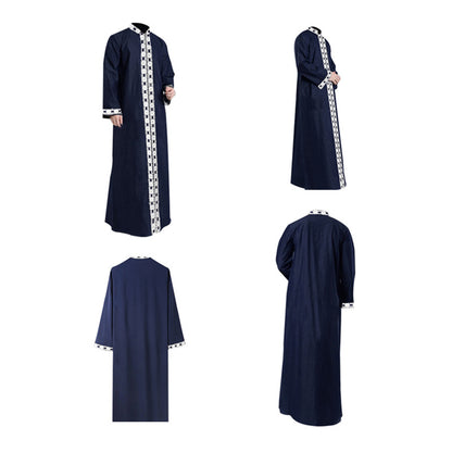 Long Blouse, Long-sleeved Solid Color Casual Wear Robe