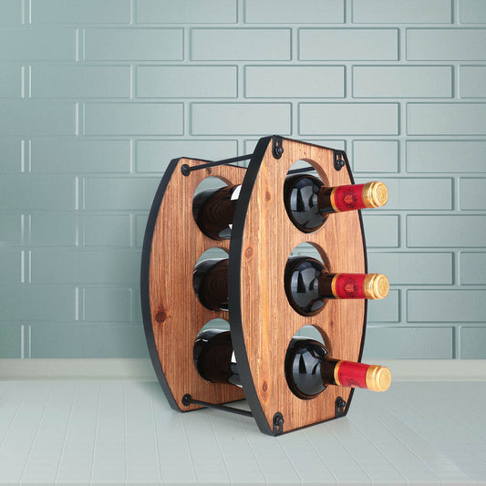 Metal Decoration Crafts Detachable Three-Hole Wine Rack Wrought Iron Wine Rack