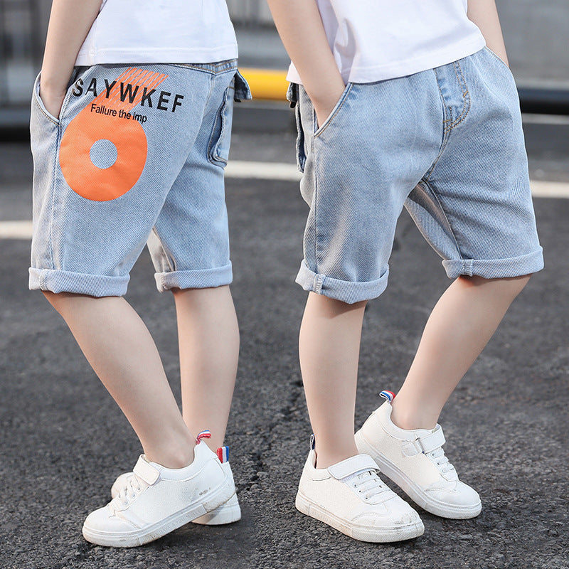 Children's Clothes, Children's Pants, Boy Jeans, Summer Casual Fashion Shorts