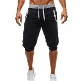 Men's Casual Sports Slimming Color-matching Fitness Jogging Shorts