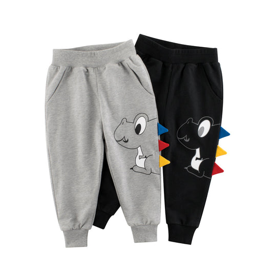 Children's pants wholesale boys sweatpants dinosaur