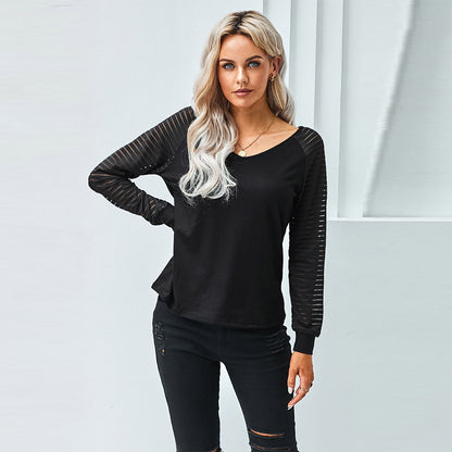 Simple V-neck Fashion Women's Wear