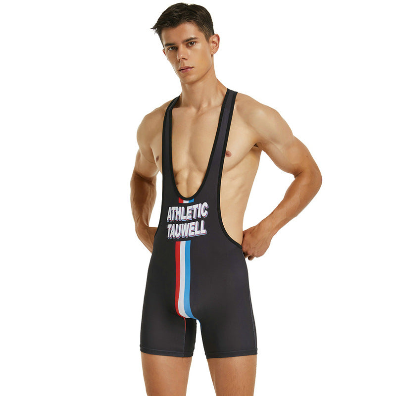 Men's Sports Fitness Wrestling Vest