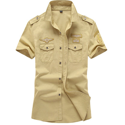 Summer Short-sleeved Military Uniform Outdoor Shirt