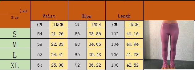 Women's New Slim Fit Micro-pull PU Leather Pants