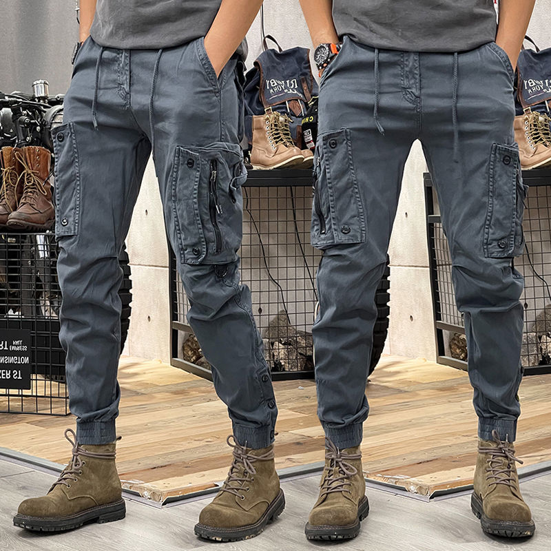 American Workwear Straight Functional City Outdoor Tactics Casual Pants