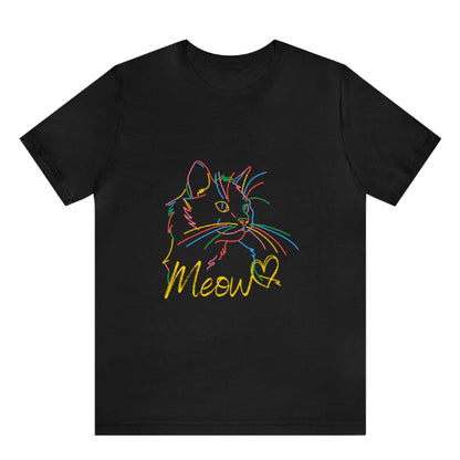 Neon Kitty Unisex Short Sleeve