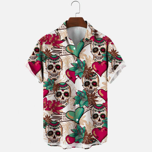 3D Fashion Summer Casual Printed Men's Shirt