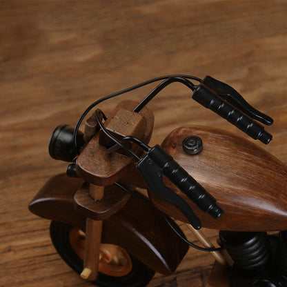 Motorcycle wooden wine rack