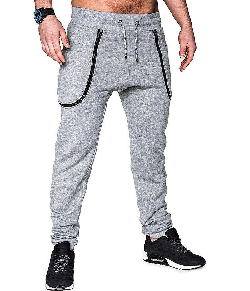 Men's Sports Trousers With Zipper Pockets