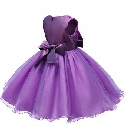 Princess Flower Girl Dress Summer Tutu Wedding Birthday Party Dresses - Glamour Gale