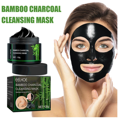 EELHOE - Bamboo Charcoal Blackhead Removal Rip-Off Mask Moisturizing Blackhead Removal Acne Pore Shrinking Oil Control Mud Mask