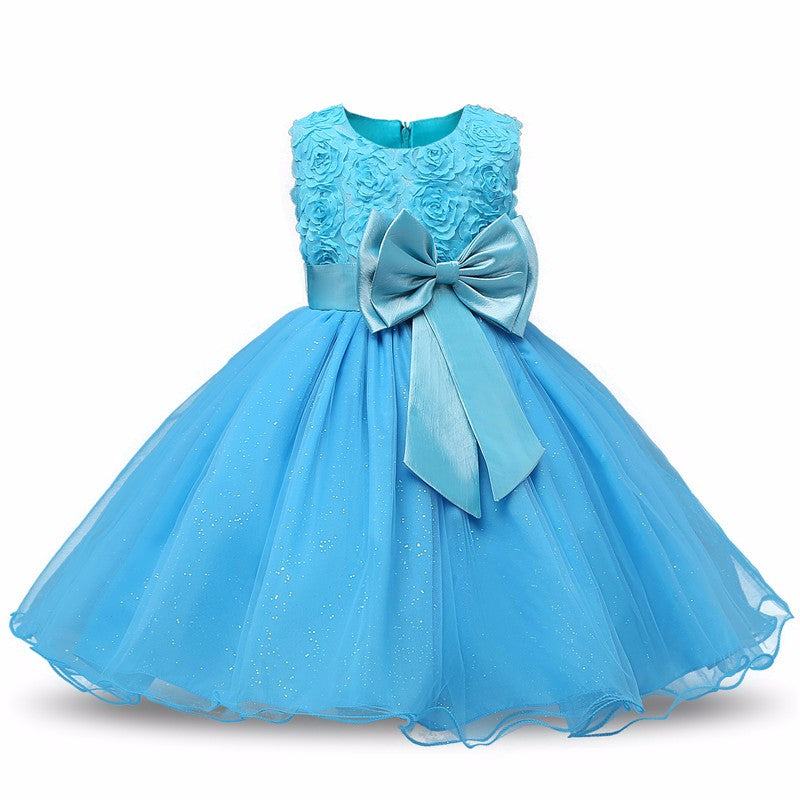 Princess Flower Girl Dress Summer Tutu Wedding Birthday Party Dresses - Glamour Gale