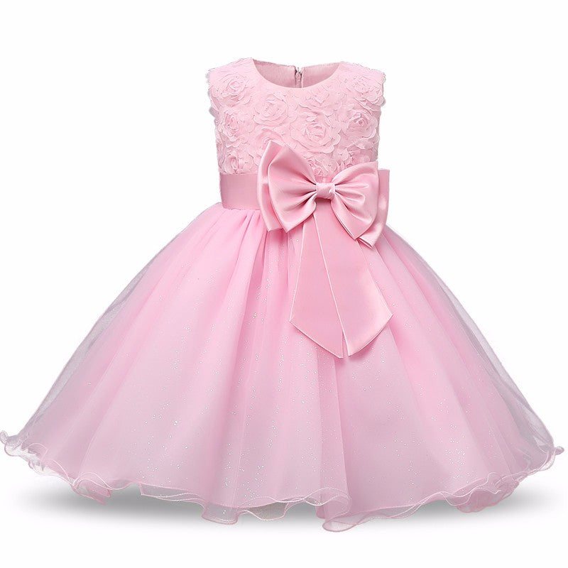 Princess Flower Girl Dress Summer Tutu Wedding Birthday Party Dresses - Glamour Gale