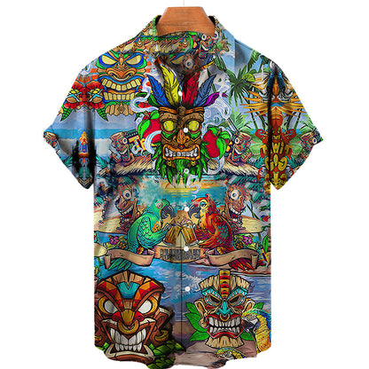 Beachwear Printed Shirt For Men