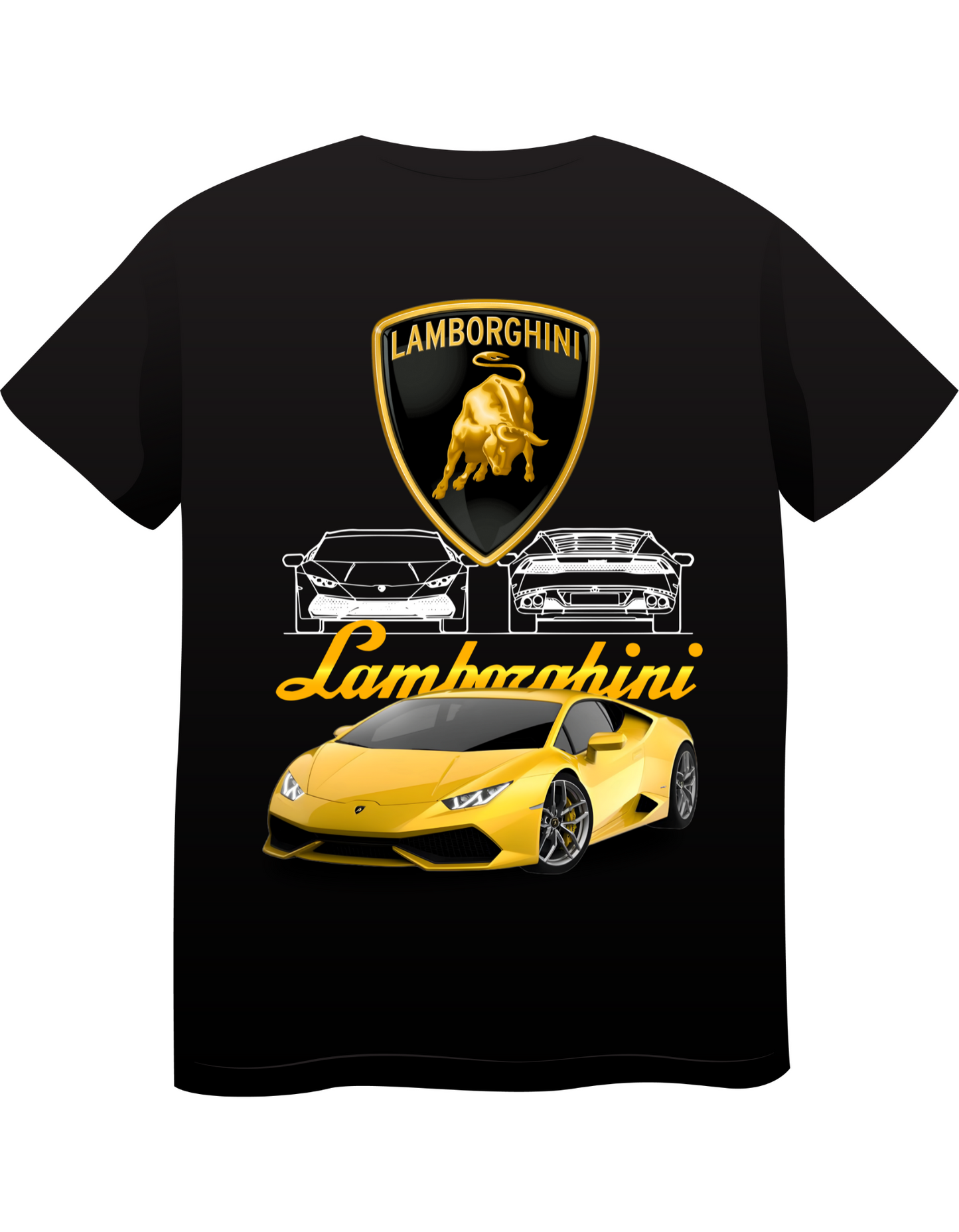 Gold Lamborgini