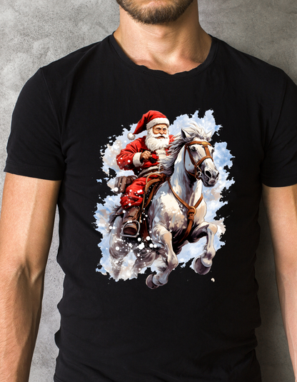 Horse Riding Christmas Father