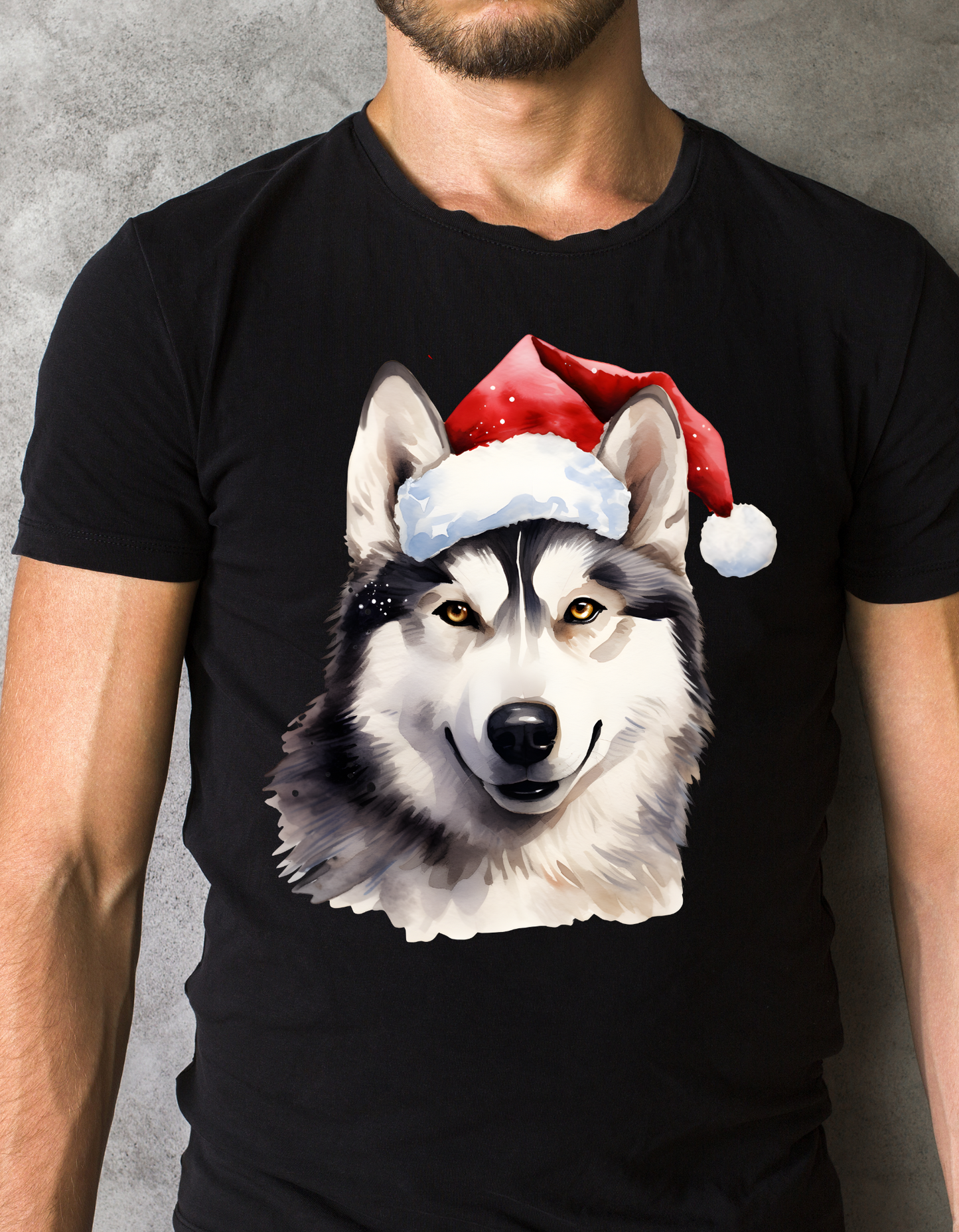 Christmas Husky