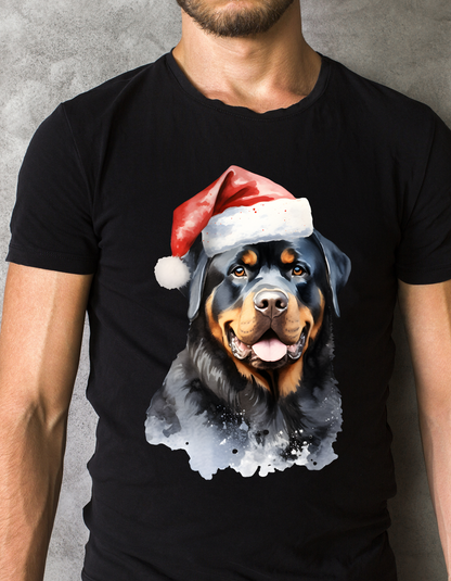 Christmas Rottweiler