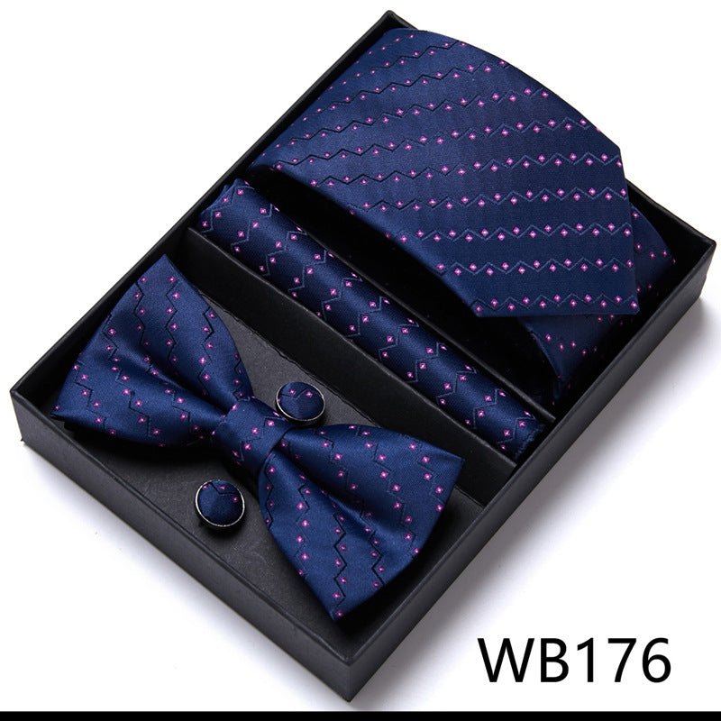 Men's Business Dress Wedding Bow Tie Suit