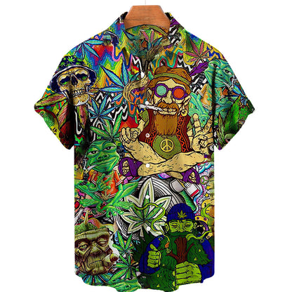 Beachwear Printed Shirt For Men