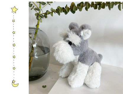 Cute Schnauzer Plush Toy Dog Doll