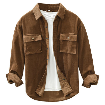 Loose Casual Pocket Men's Jacket