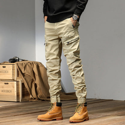 Overalls Men's Autumn New High Street All-match Japanese Ankle-tied Loose Trousers - Glamour Gale