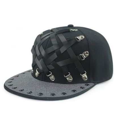 Hip Hop Flat-brimmed Cap Men And Women