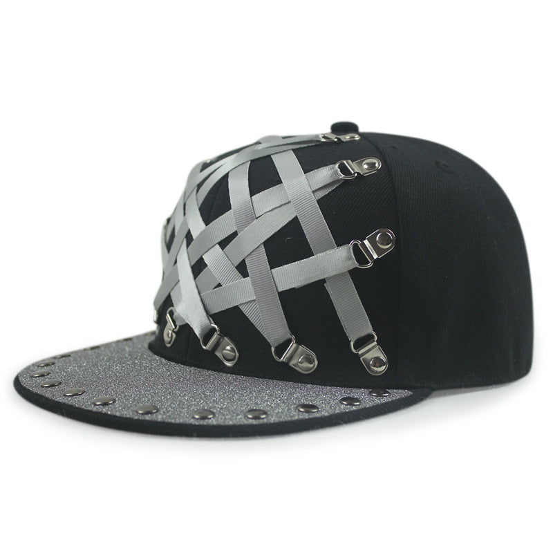 Hip Hop Flat-brimmed Cap Men And Women