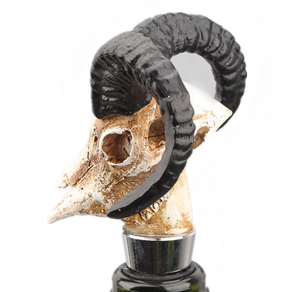 Creative Buffalo Skull Wine Bottle Stopper