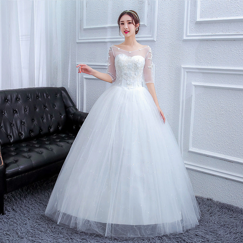 New bride wedding dress