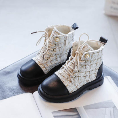 Girls' Short Boots Autumn and Winter New