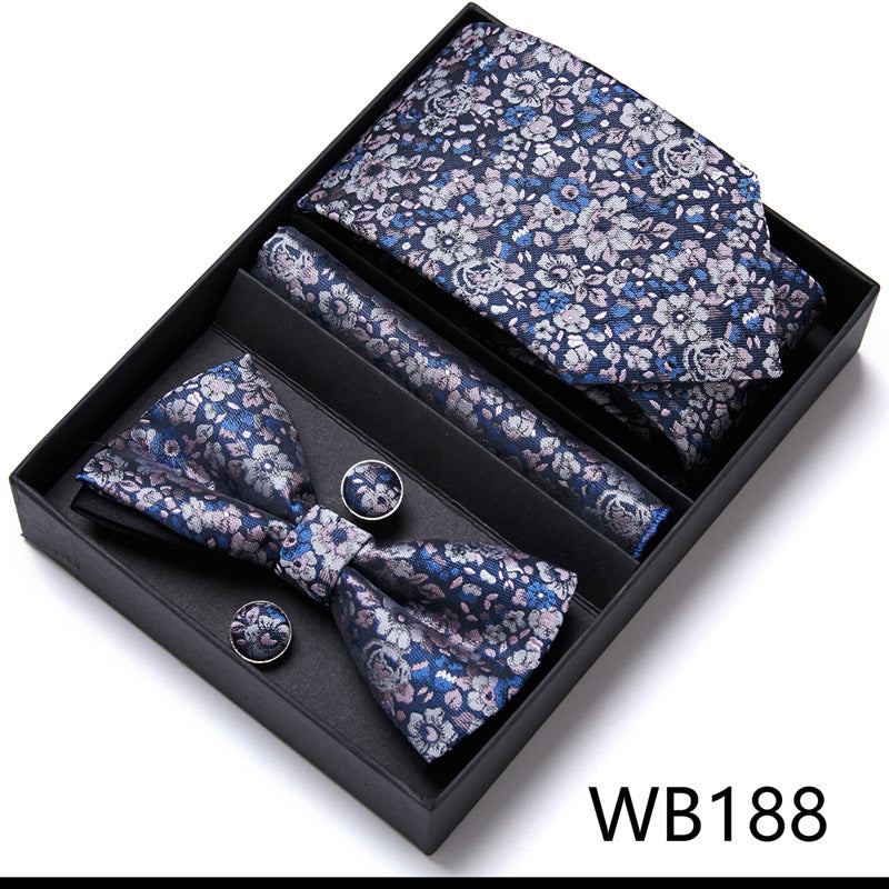 Men's Business Dress Wedding Bow Tie Suit