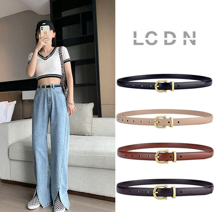 Women's Antique Retro Simple Thin Belt