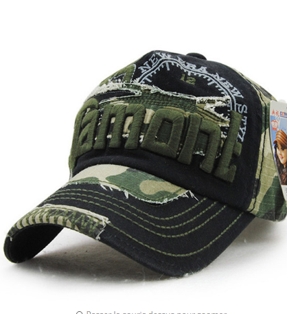 Camouflage baseball cap for men and women