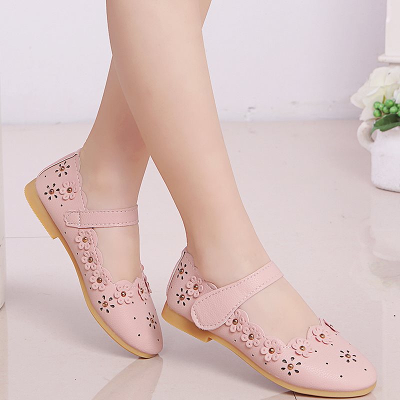 Girls flat princess shoes