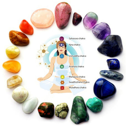 Seven chakra natural crystal stone