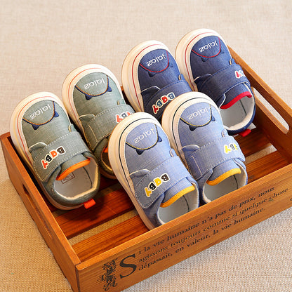 Children's soft-soled toddler shoes