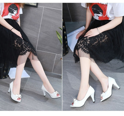 Fashion Outerwear New Peep Toe High Heels Sexy