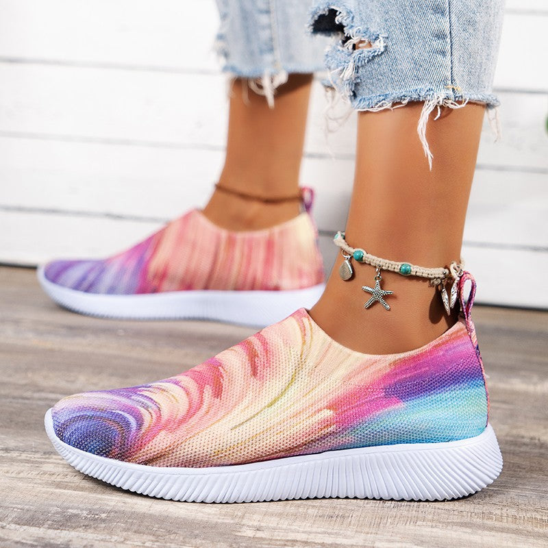 Flyknit Casual Fashion Colored Sneakers