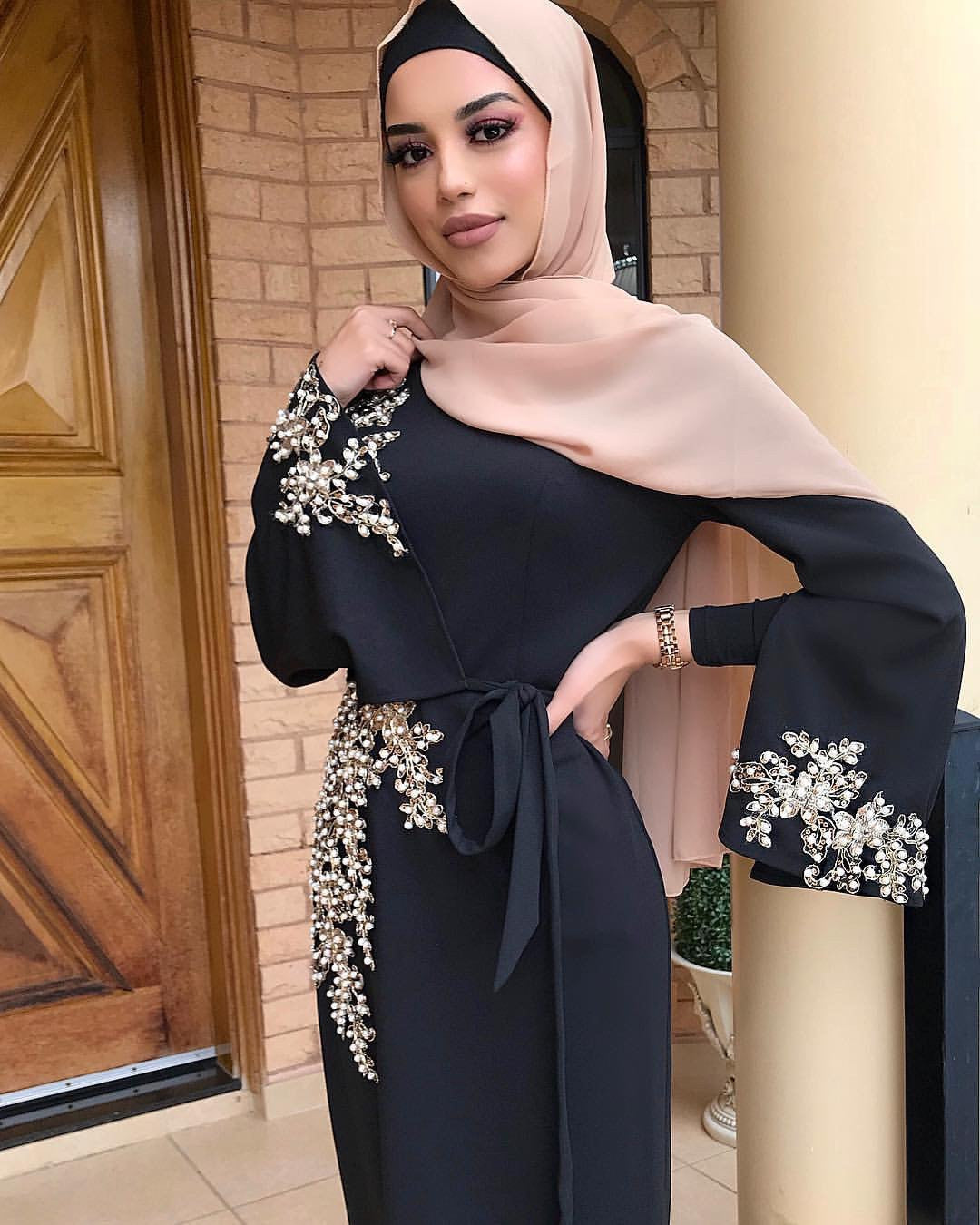 Muslim embroidered dress - Glamour Gale