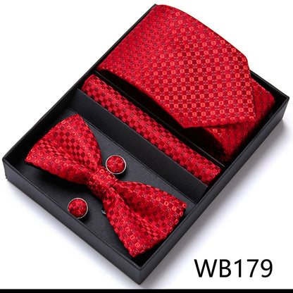 Men's Business Dress Wedding Bow Tie Suit