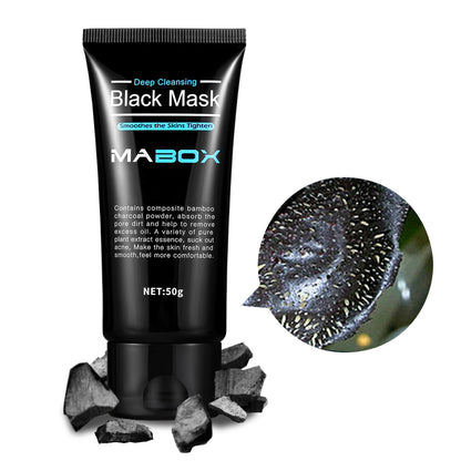 MABOX:  Black Mask Peel Off Bamboo Charcoal Purifying Blackhead Remover Mask Deep Cleansing for AcneScars Blemishes WrinklesFacial